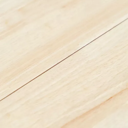 Fehér és barna tömör gumifa étkezőasztal 106 cm