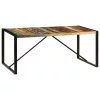 Tömör újrahasznosított fa étkezőasztal 180 x 90 x 75 cm