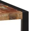Tömör újrahasznosított fa étkezőasztal 160 x 80 x 75 cm
