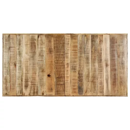 Tömör nyers mangófa étkezőasztal 160 x 80 x 75 cm
