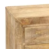 Tömör mangófa tálalószekrény 120 x 30 x 75 cm