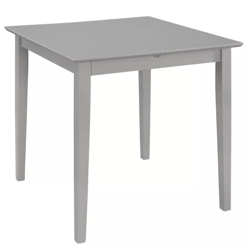Szürke kihúzható MDF étkezőasztal (80-120)x80x74 cm
