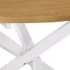 Fehér MDF étkezőasztal 120 x 75 cm