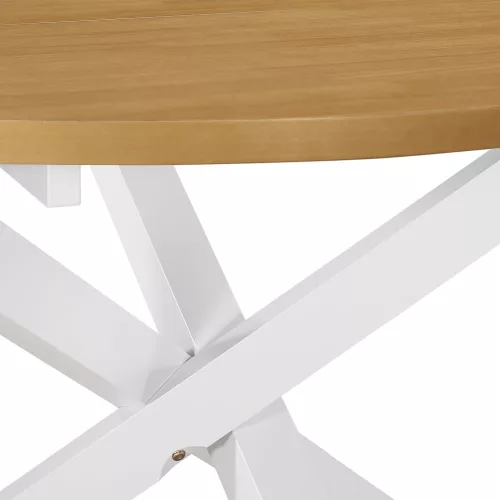 Fehér MDF étkezőasztal 120 x 75 cm