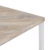 Tömör mangófa dohányzóasztal 110 x 110 x 36 cm