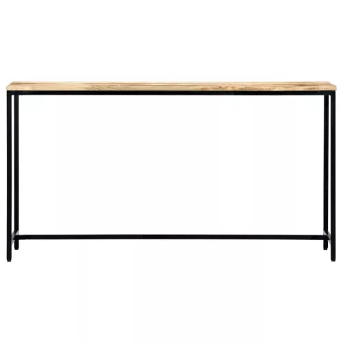 Tömör, nyers mangófa tálalóasztal 140 x 35 x 76 cm