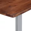 Tömör akácfa dohányzóasztal természetes szélekkel 115x60x40 cm