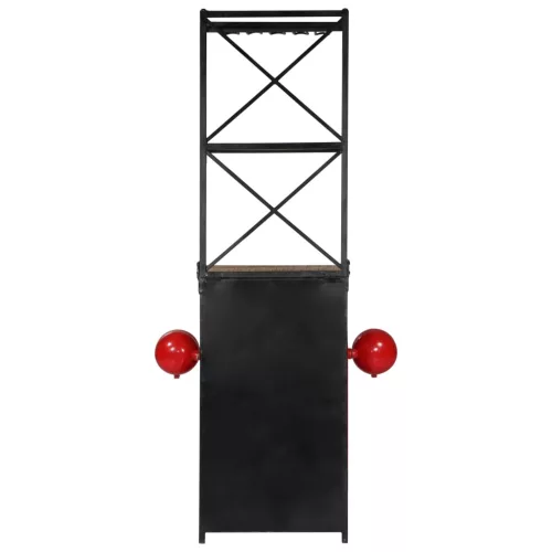 Tömör mangófa traktor borszekrény 49 x 31 x 172 cm