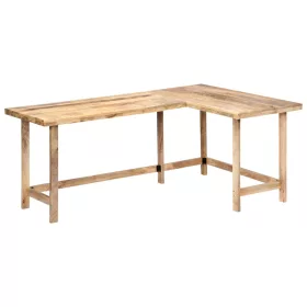 Tömör mangófa íróasztal 180 x 120 x 76 cm