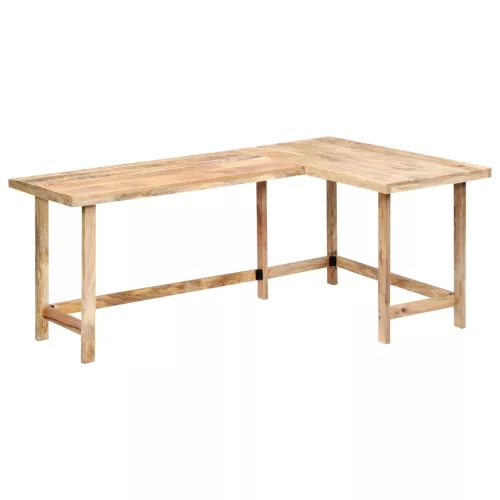 Tömör mangófa íróasztal 180 x 120 x 76 cm