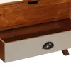 Tömör akácfa tálalószekrény 115 x 35 x 86 cm