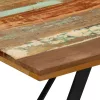 Tömör újrahasznosított fa étkezőasztal 140 x 80 x 76 cm