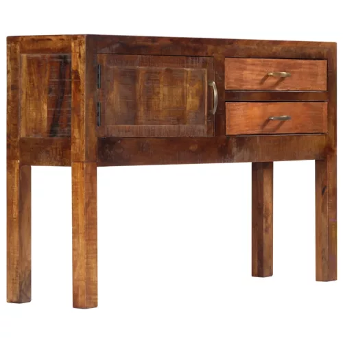 Tömör mangófa tálalószekrény 118 x 30 x 75 cm