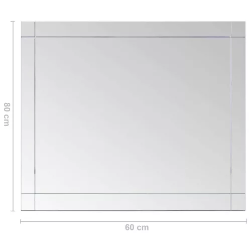 Üveg falitükör 80 x 60 cm