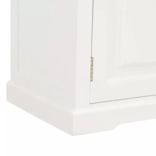 Fehér fa TV-szekrény 90 x 30 x 40 cm