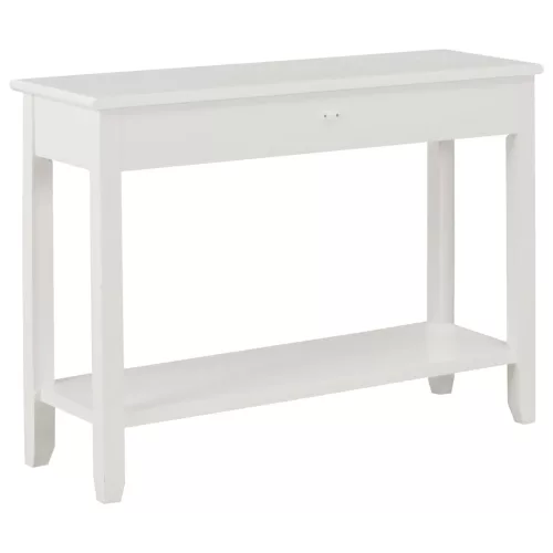 Fehér fa tálalóasztal 110 x 35 x 80 cm