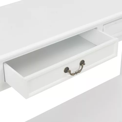 Fehér fa tálalóasztal 110 x 35 x 80 cm
