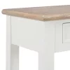 Fehér fa tálalóasztal 110 x 35 x 80 cm