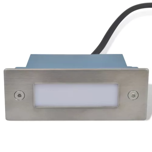 12 db süllyesztett LED lépcsőlámpa 44 x 111 x 56 mm