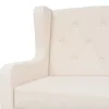 2 részes krémfehér szövet ülőgarnitúra