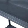 5 db fekete műanyag tároló polc 125 kg 60 x 30 x 180 cm