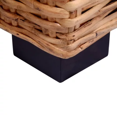 3-személyes természetes rattan kerti kanapé