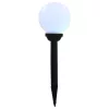 8 db napelemes kültéri LED gömblámpa 15 cm RGB