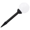 8 db napelemes kültéri LED gömblámpa 15 cm RGB