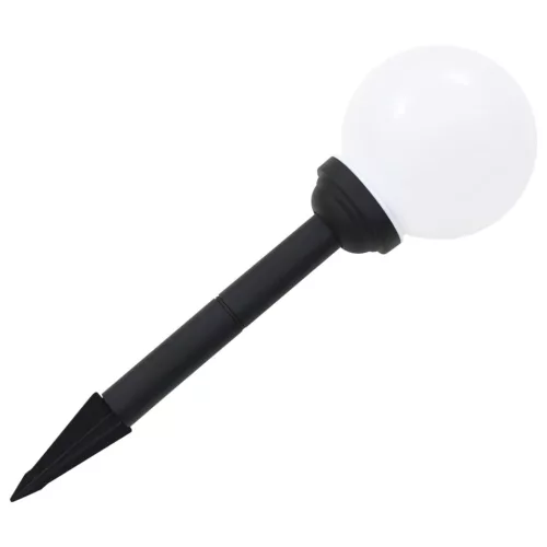 8 db napelemes kültéri LED gömblámpa 15 cm RGB