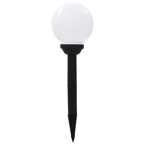 6 db napelemes kültéri LED gömblámpa 20 cm RGB