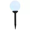 6 db napelemes kültéri LED gömblámpa 20 cm RGB