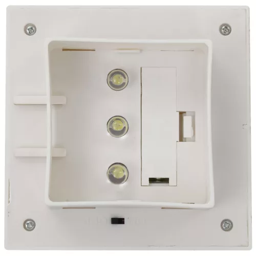 12 db fehér négyzet alakú kültéri napelemes LED lámpa 12 cm