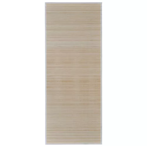 2 db téglalap alakú természetes bambuszszőnyeg 120 x 180 cm