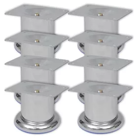 8 db kerek króm kanapéláb 60 mm