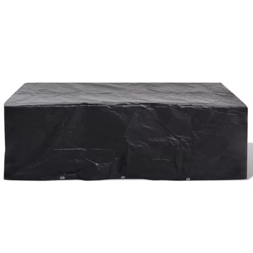 2 db 8 személyes polyrattan szett huzat 10 lyukkal 300 x 140 cm