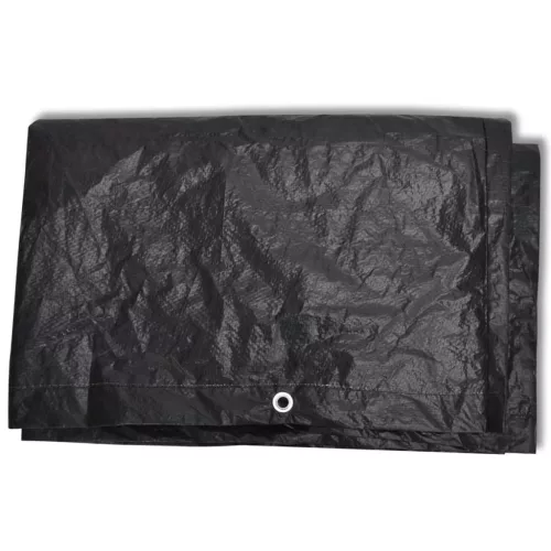 2 db 8 személyes polyrattan szett huzat 10 lyukkal 300 x 140 cm