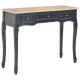280046  Dressing Console Table with 3 Drawers Black