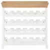 Fehér MDF borszekrény 70 x 22,5 x 70,5 cm