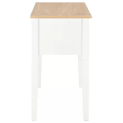 Fehér fa íróasztal 109,5 x 45 x 77,5 cm