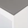 Fehér bárasztal polccal 110 x 50 x 103 cm
