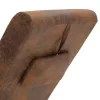 Barna művelúr dívány párnával