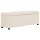 Krémszínű poliészter pad tárolórekesszel 116 cm