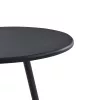 Fekete MDF bárasztal 60 x 107,5 cm