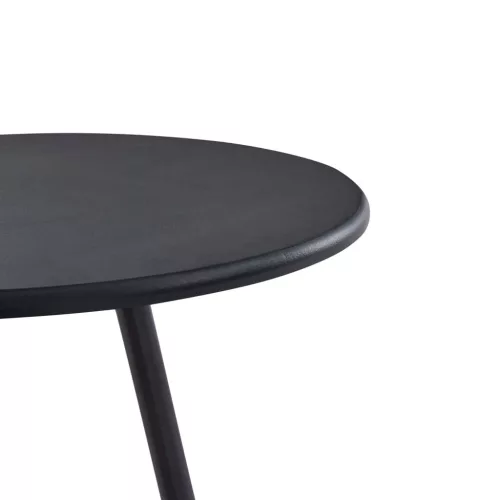 Fekete MDF bárasztal 60 x 107,5 cm