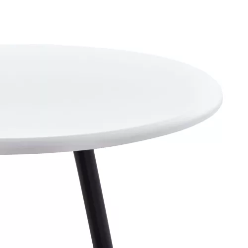 Fehér MDF bárasztal 60 x 107,5 cm