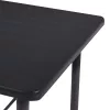Fekete MDF bárasztal 120 x 60 x 110 cm
