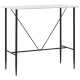 Fehér MDF bárasztal 120 x 60 x 110 cm