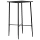 Fekete MDF bárasztal 60 x 60 x 111 cm