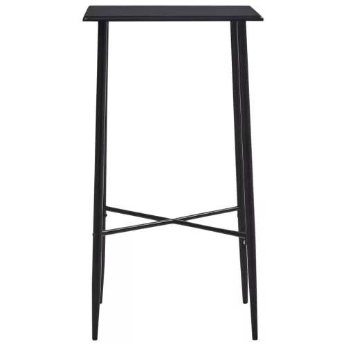 Fekete MDF bárasztal 60 x 60 x 111 cm