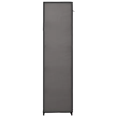 2 db szürke összecsukható szövet ruhásszekrény 110x45x175 cm